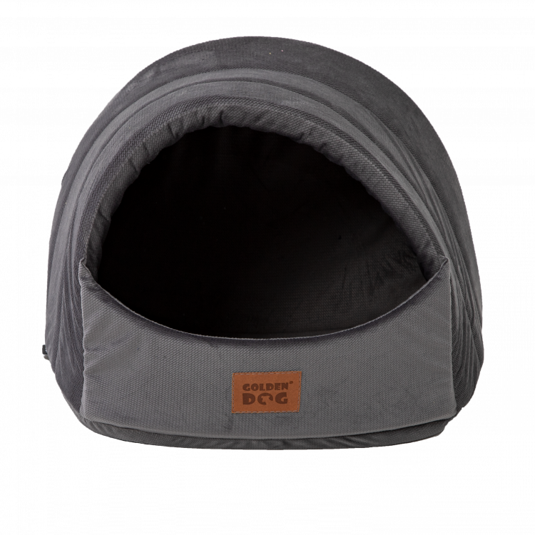 Kukaňa Golden dog M 25 x 30 x 34 cm - šedá